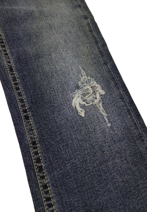 ViaMonte Shop | Dondup kids jeans Monroe blu ragazza in cotone stretch