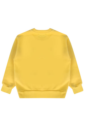 ViaMonte Shop | Dondup kids felpa gialla ragazzo in cotone