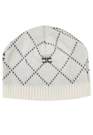 ViaMonte Shop | Elisabetta Franchi La Mia Bambina cappello avorio neonata in lana