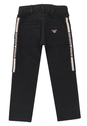 ViaMonte Shop | Emporio Armani jeans nero bambino in cotone