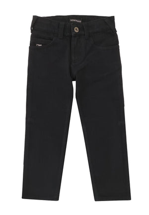 ViaMonte Shop | Emporio Armani jeans nero bambino in cotone