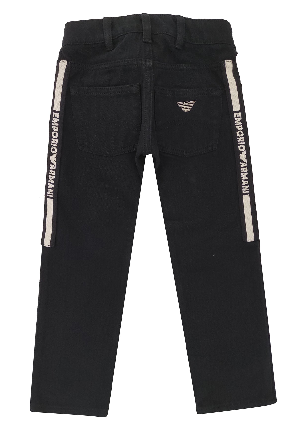 ViaMonte Shop | Emporio Armani jeans nero ragazzo in cotone