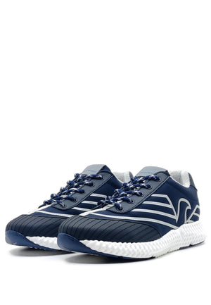 ViaMonte Shop | EA7 Emporio Armani sneakers blu navy ragazzo in nylon