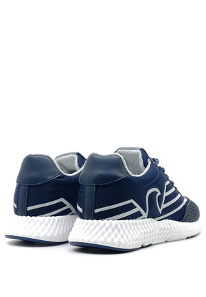 ViaMonte Shop | EA7 Emporio Armani sneakers blu navy ragazzo in nylon