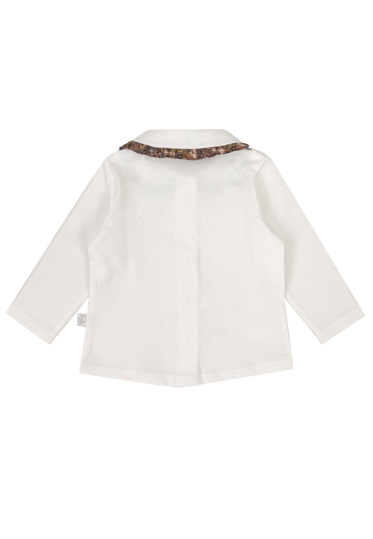 ViaMonte Shop | Il Gufo camicia panna neonata in jersey di cotone