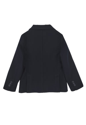 Il Gufo giacca monopetto blu bambino in tecnowool | ViaMonte Shop