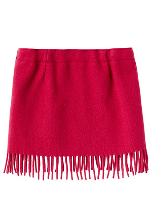 ViaMonte Shop | Il Gufo gonna fucsia bambina in panno