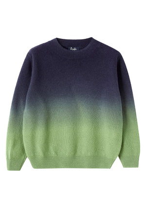 ViaMonte Shop | Il Gufo maglia bicolor bambino in lana merino