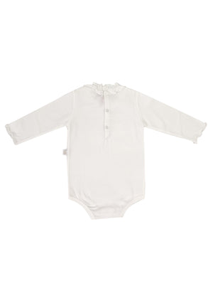 ViaMonte Shop | Il Gufo body latte neonata in jersey di cotone