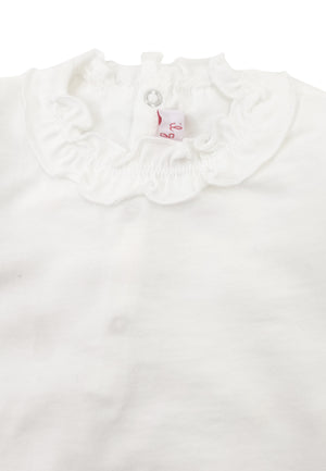 ViaMonte Shop | Il Gufo body latte neonata in jersey di cotone