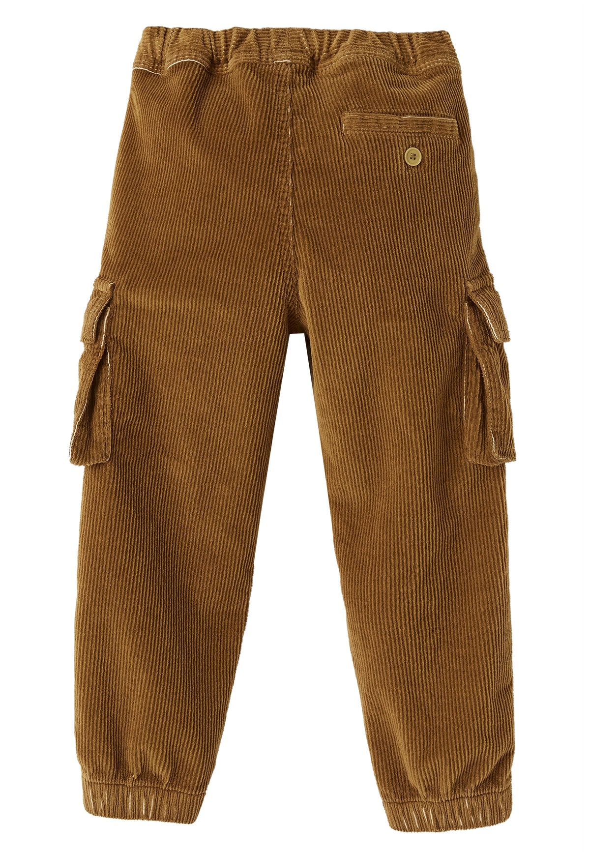 ViaMonte Shop | Il Gufo pantalone cargo tabacco bambino in velluto a coste