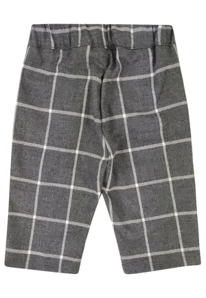 ViaMonte Shop | Il Gufo pantalone grigio neonata in tecnowool