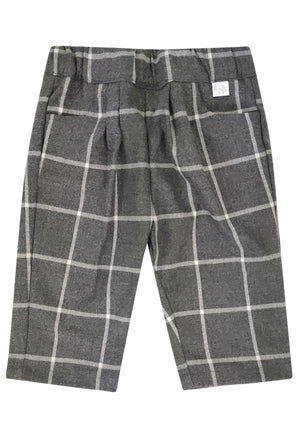 ViaMonte Shop | Il Gufo pantalone grigio neonata in tecnowool