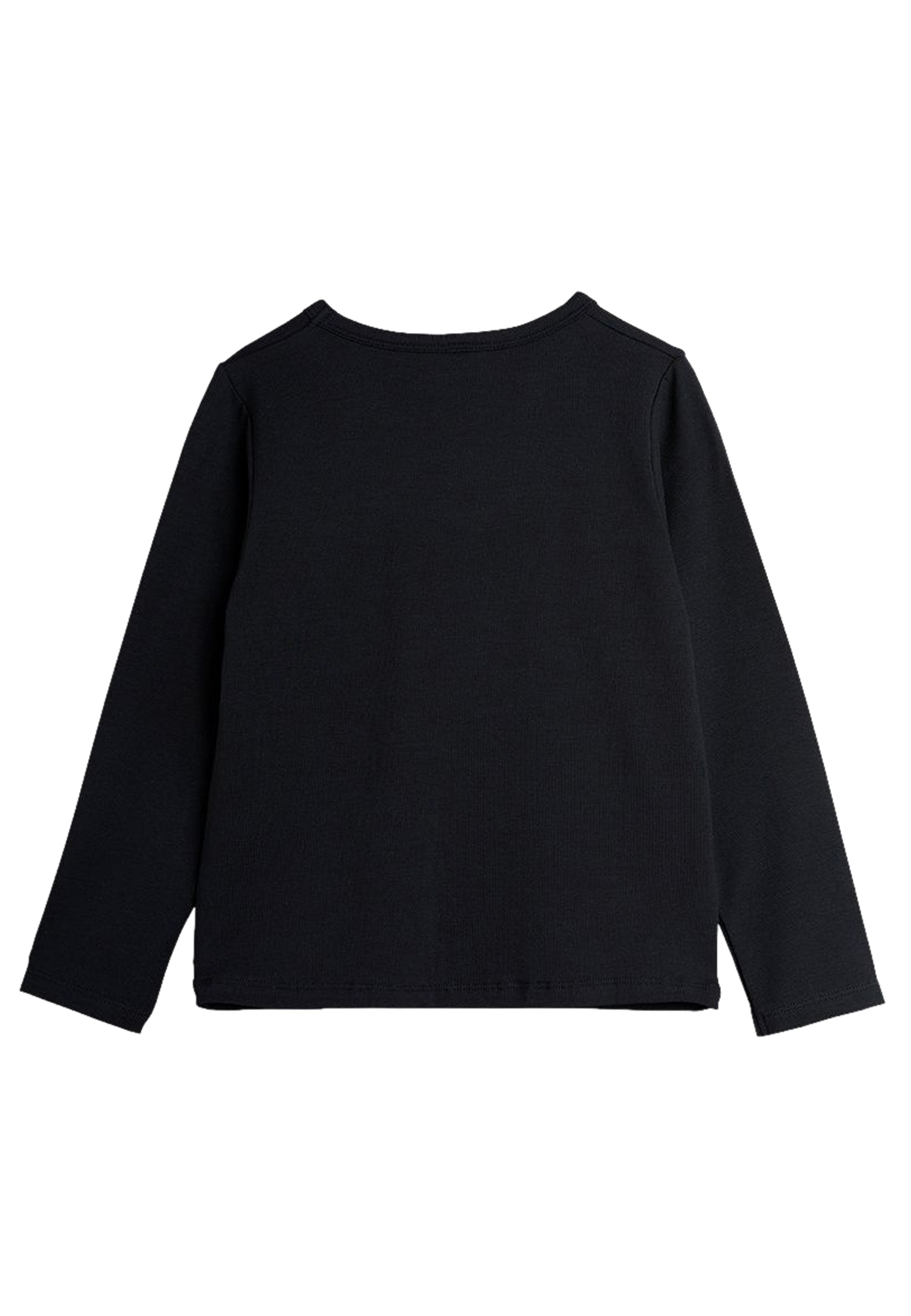 ViaMonte Shop | Mini Rodini t-shirt basic nera bambino in lyocell sostenibile