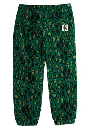 ViaMonte Shop | Mini Rodini pantalone verde bambino in pile con stampa