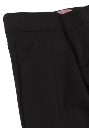 ViaMonte Shop | Miss Blumarine pantalone nero bambina in jersey Milano