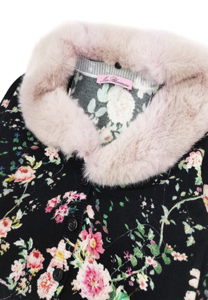 ViaMonte Shop | Miss Blumarine cardigan a fantasia bambina in misto viscosa