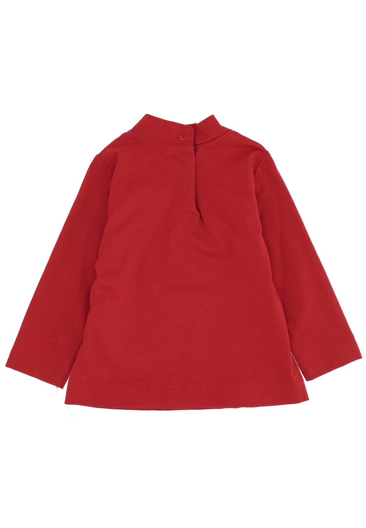ViaMonte Shop | Monnalisa lupetto rosso neonata in jersey di cotone