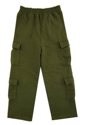 ViaMonte Shop | Barrow Kids pantalone sportivo verde bambino in cotone