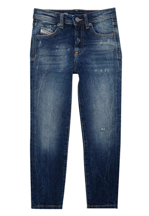 ViaMonte Shop | Diesel Kid jeans blu bambina in denim