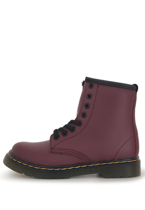 ViaMonte Shop | Dr.Martens stivaletto 1460 softy T bambino bordeaux in pelle