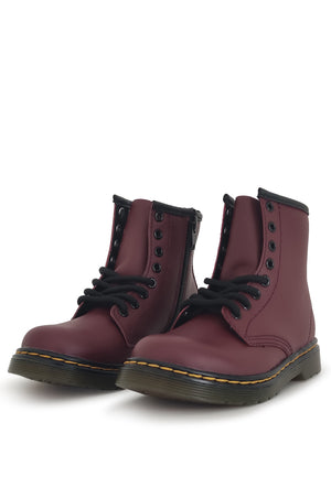 ViaMonte Shop | Dr.Martens stivaletto 1460 softy T bambino bordeaux in pelle