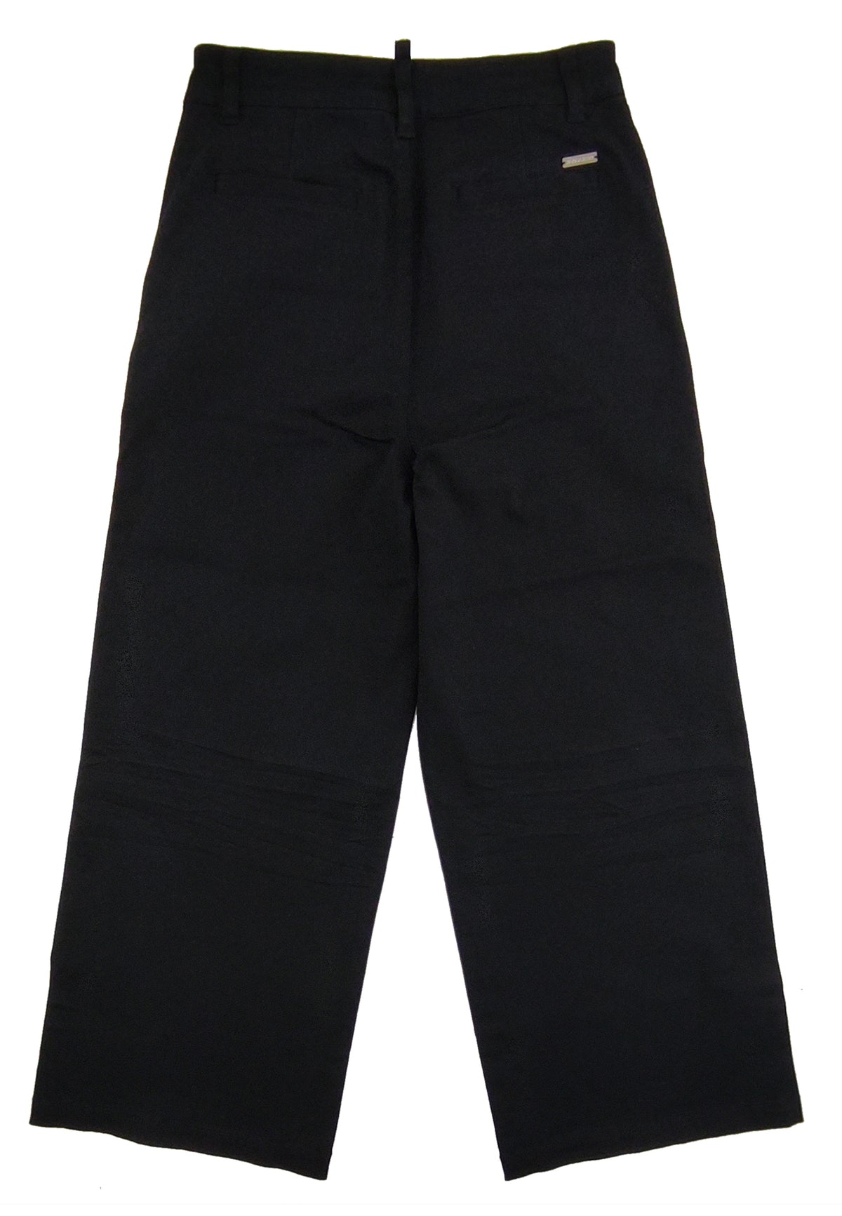 ViaMonte Shop | Dsquared2 pantalone neri bambina in cotone