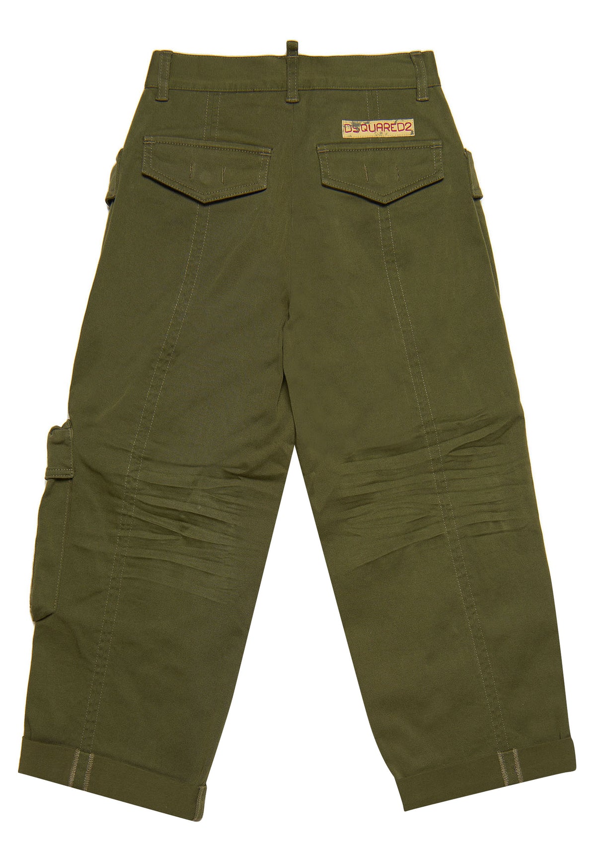 ViaMonte Shop | Dsquared2 pantalone verde bambina in cotone