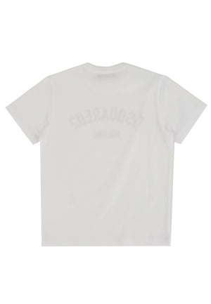 ViaMonte Shop | Dsquared2 t-shirt bianca bambino in cotone