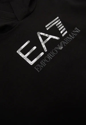 ViaMonte Shop | EA7 Emporio Armani felpa nera bambino in cotone