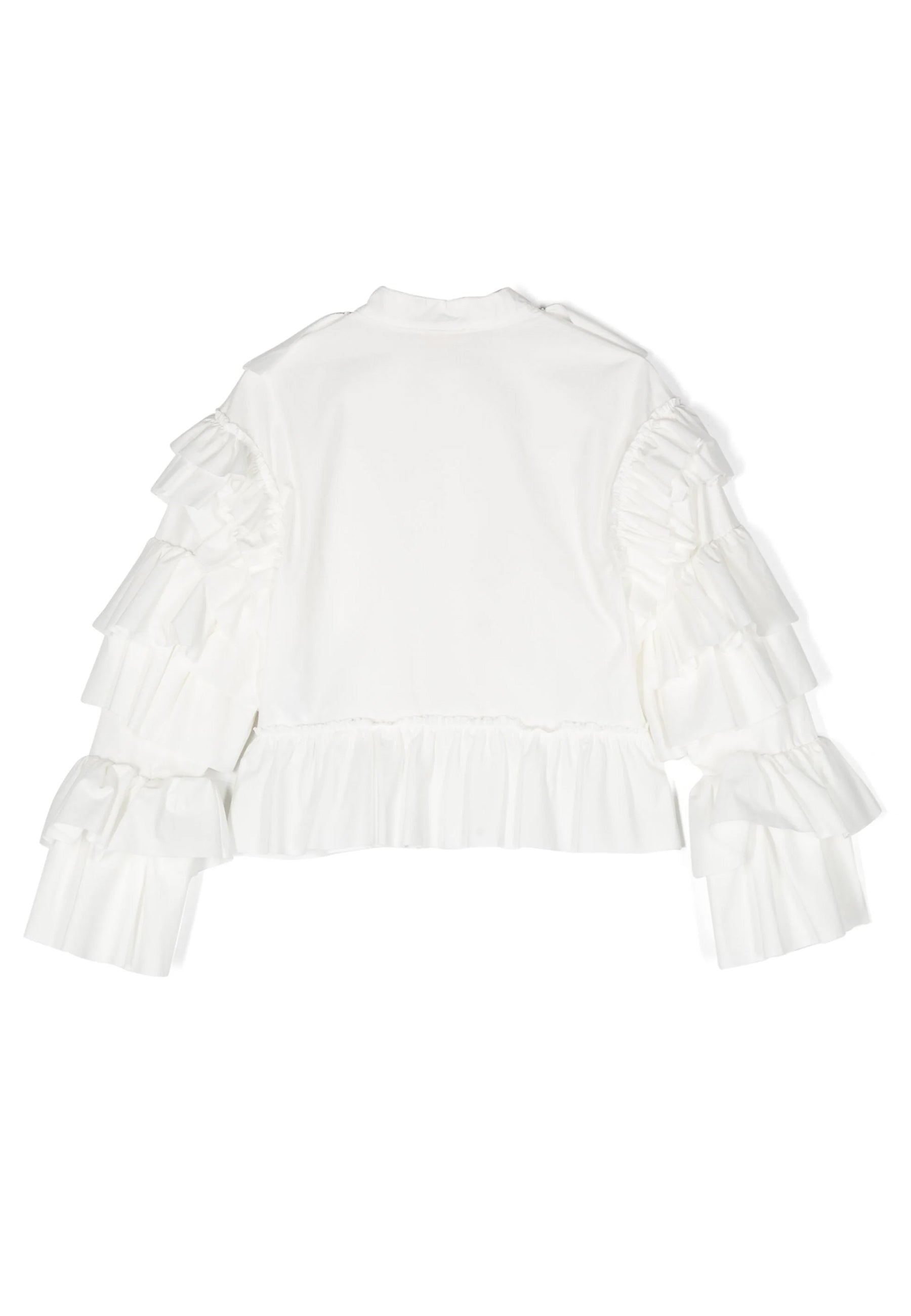 ViaMonte Shop | Elisabetta Franchi camicia bianca bambina in cotone