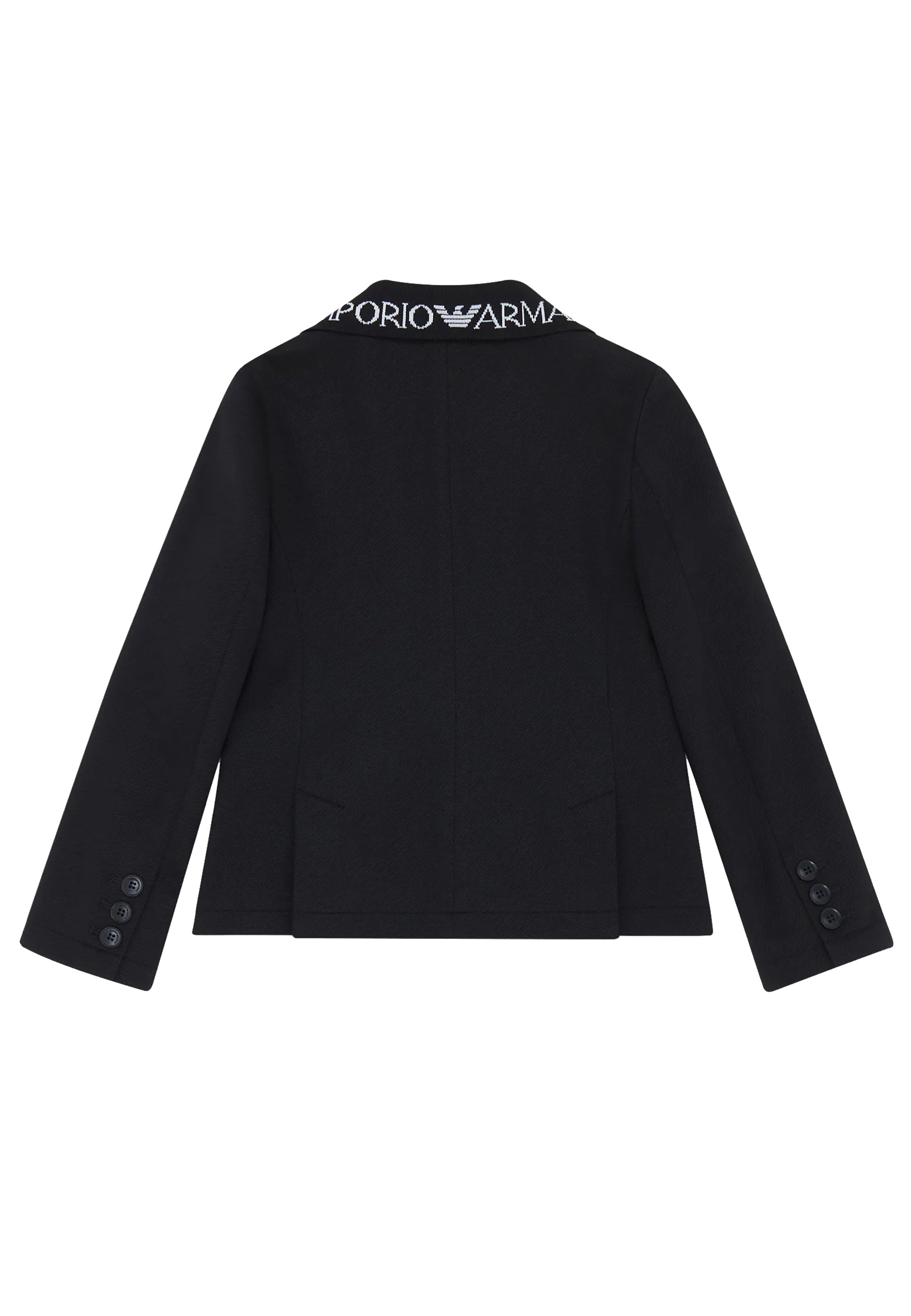 ViaMonte Shop | Emporio Armani giacca blu navy bambino in misto viscosa