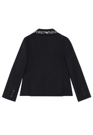 ViaMonte Shop | Emporio Armani giacca blu navy bambino in misto viscosa