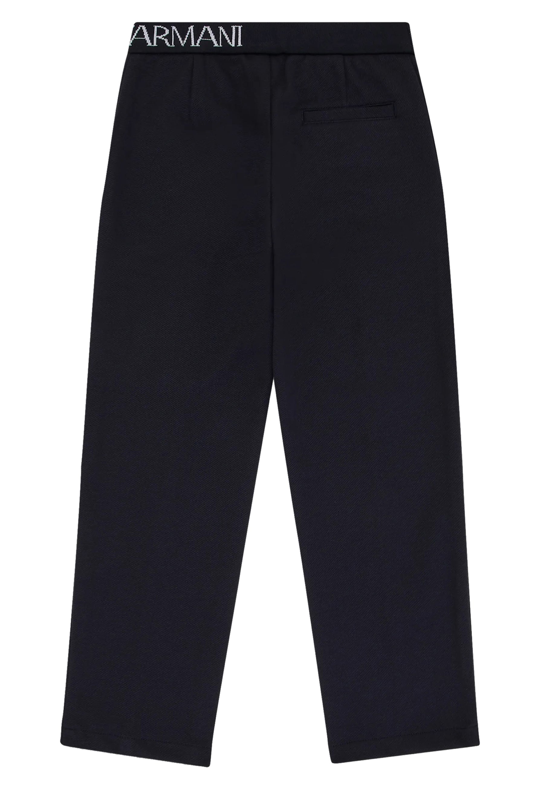 ViaMonte Shop | Emporio Armani pantalone blu navy bambino in misto viscosa