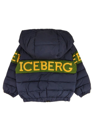 ViaMonte Shop | Iceberg giubbino blu/verde neonato