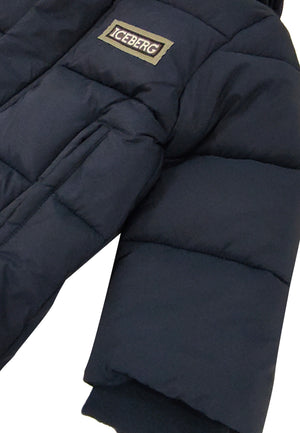 ViaMonte Shop | Iceberg giubbino blu neonato in nylon