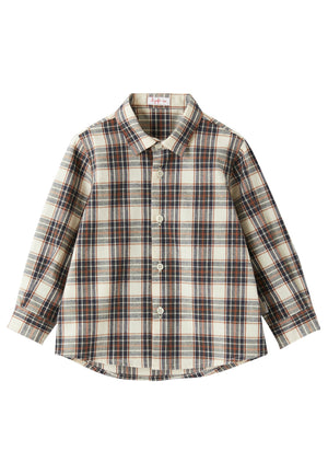 ViaMonte Shop | Il Gufo camicia multicolor neonato in cotone