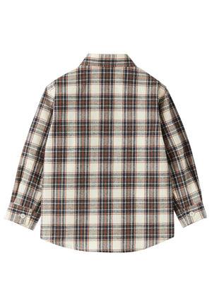 ViaMonte Shop | Il Gufo camicia multicolor neonato in cotone
