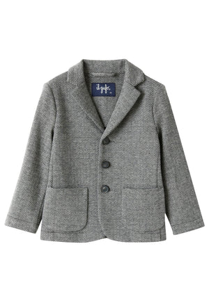 ViaMonte Shop | Il Gufo giacca grigia bambino in cotone