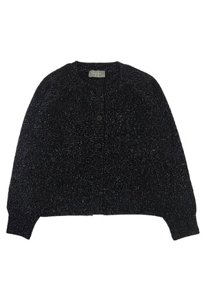 ViaMonte Shop | Il Gufo golfino tricot nero bambina in lana