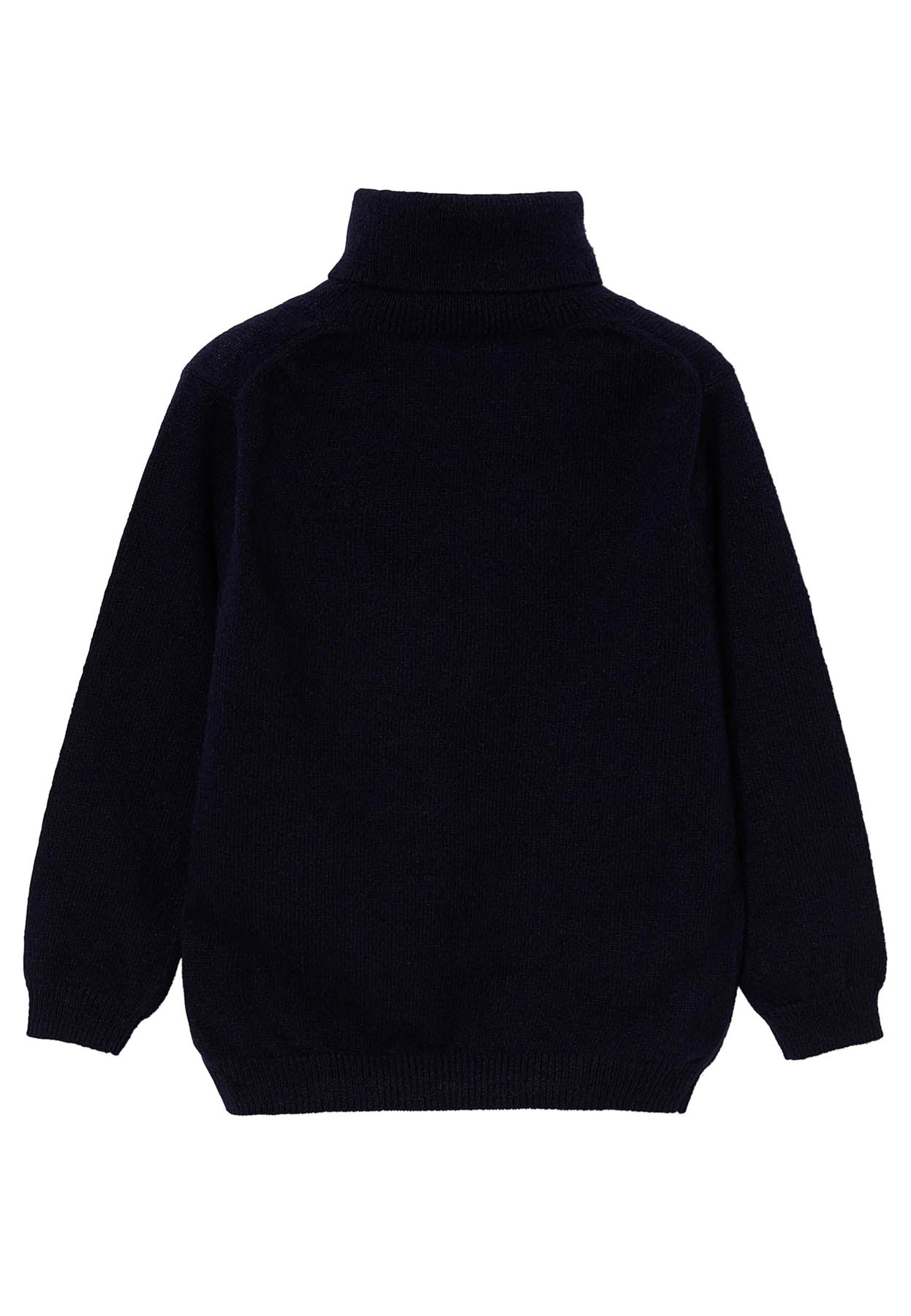 ViaMonte Shop | Il gufo maglia blu bambino in pura lana vergine