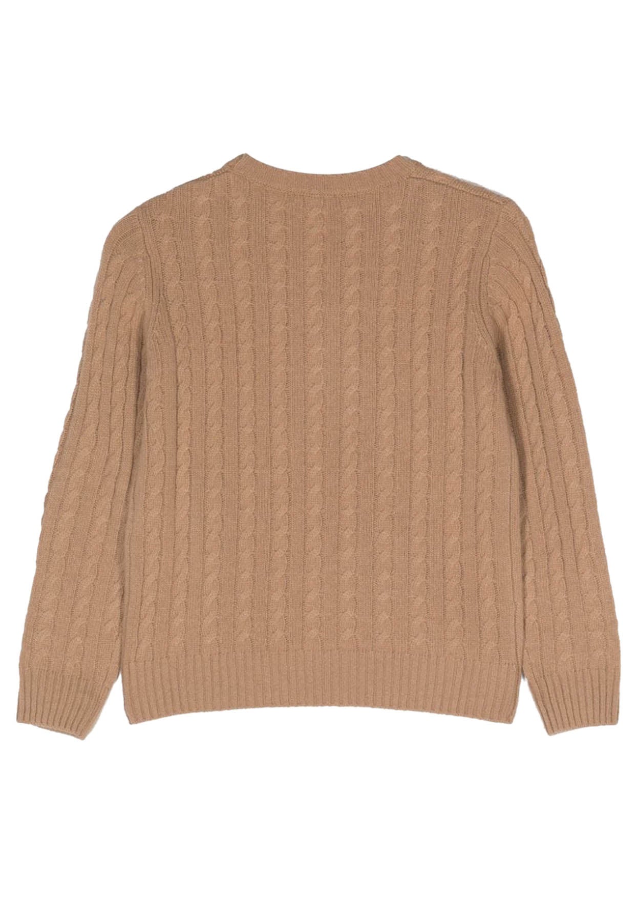 ViaMonte Shop | Il Gufo maglia marrone bambino in lana vergine