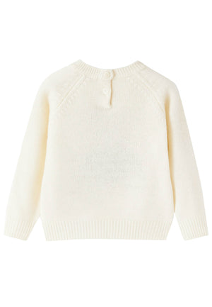 ViaMonte Shop | Il Gufo maglia panna bambino in pura lana vergine
