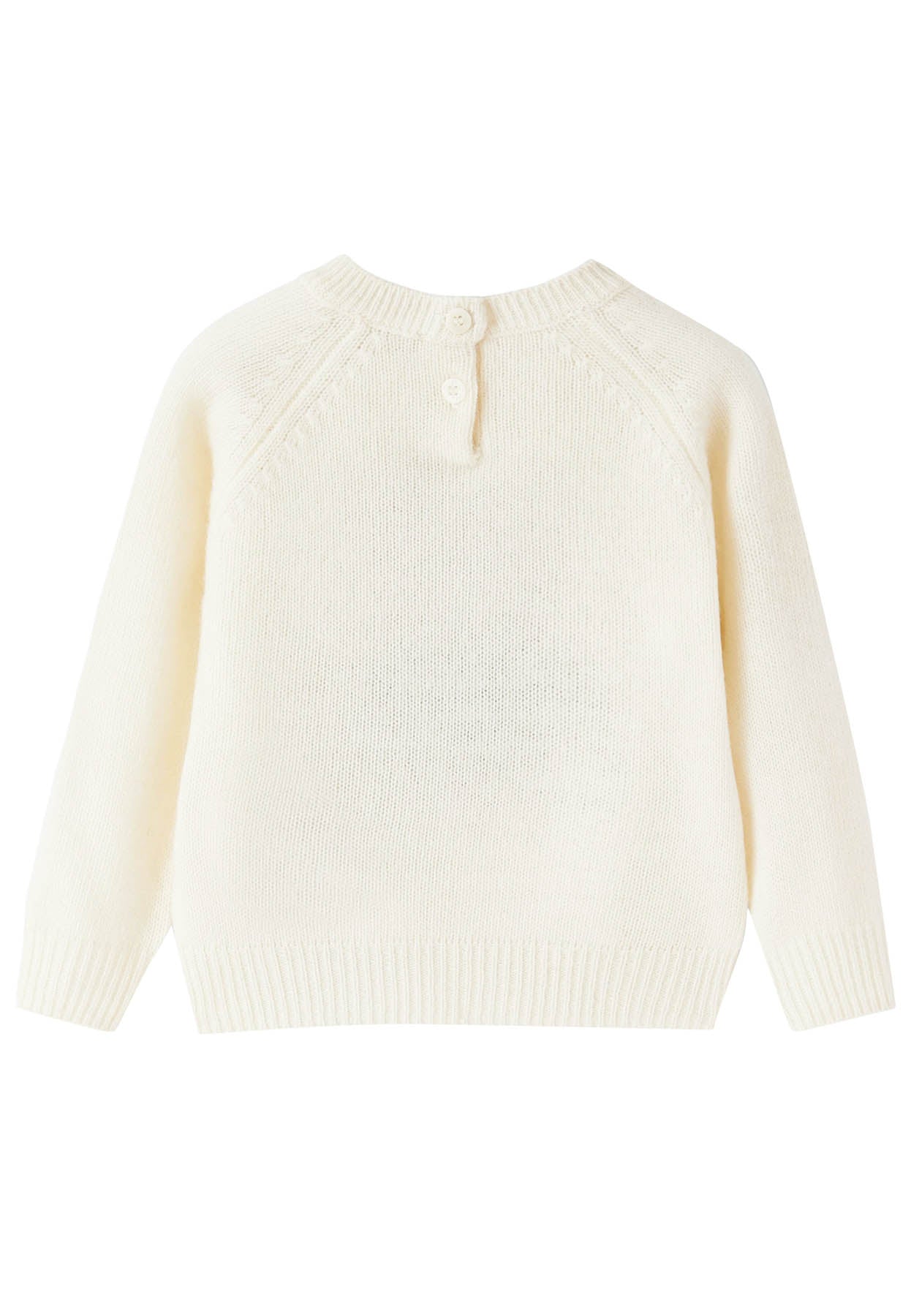 ViaMonte Shop | Il Gufo maglia panna neonato in pura lana vergine