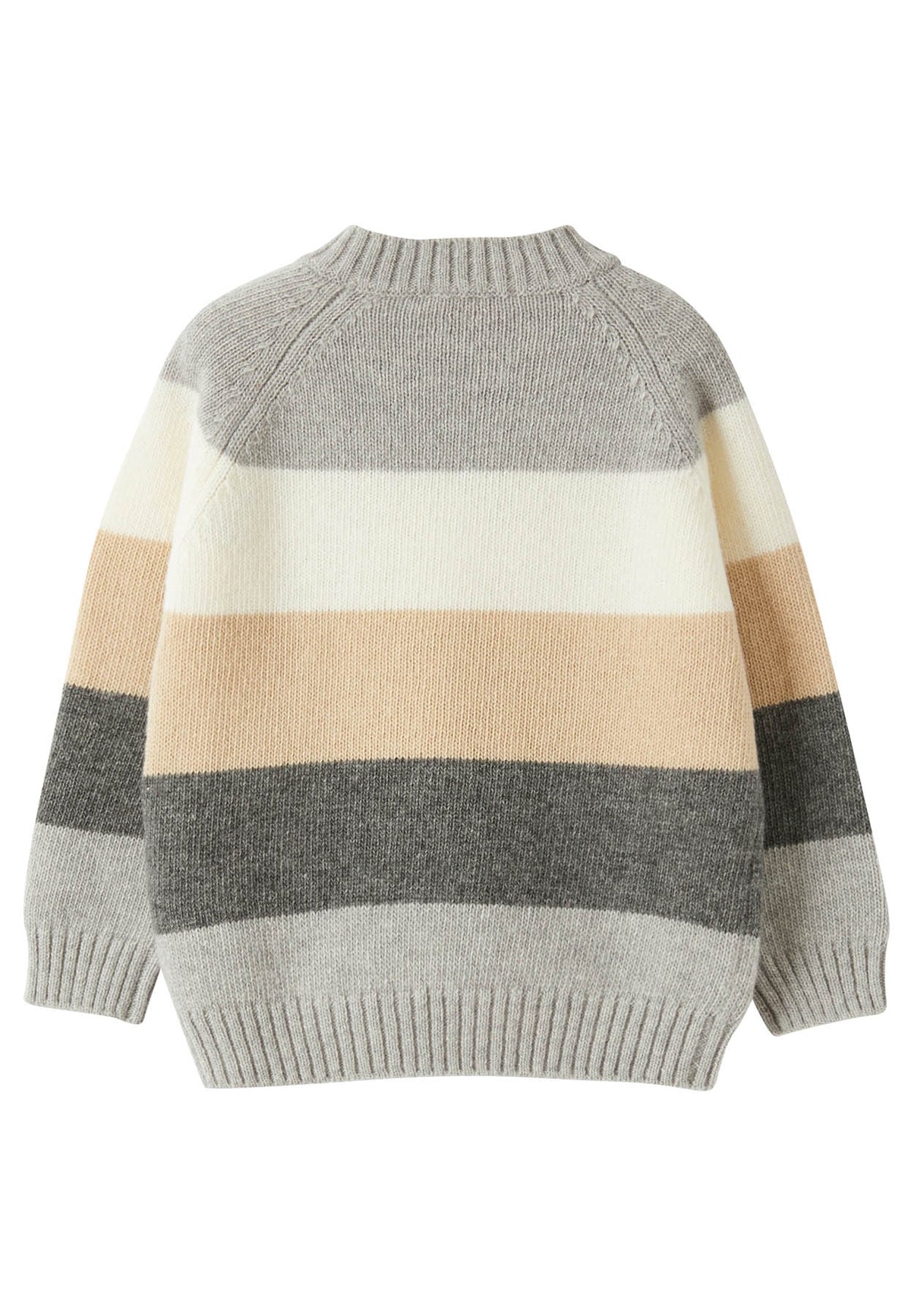 ViaMonte Shop | Il Gufo maglia multicolor neonato in pura lana vergine