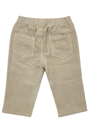 ViaMonte Shop | Il Gufo pantalone beige neonato in cotone