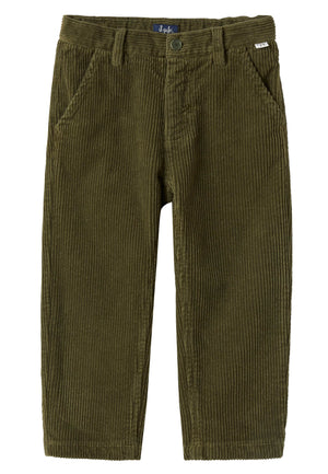 ViaMonte Shop | Il Gufo pantalone verde bambino in cotone