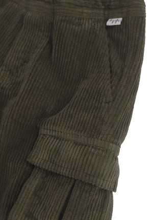 ViaMonte Shop | Il Gufo pantalone verde oliva bambino in cotone