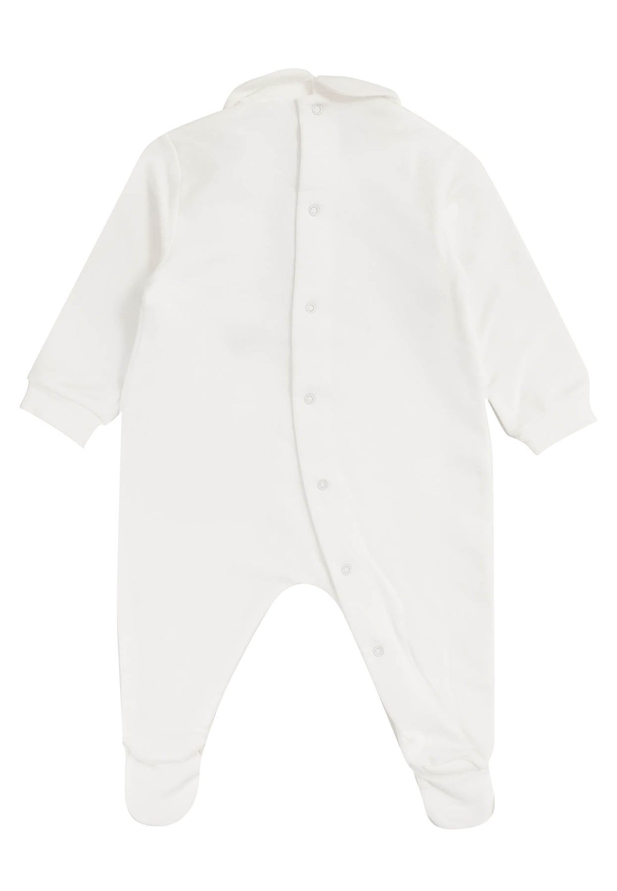 ViaMonte Shop | Il Gufo tutina bianca neonato in cotone