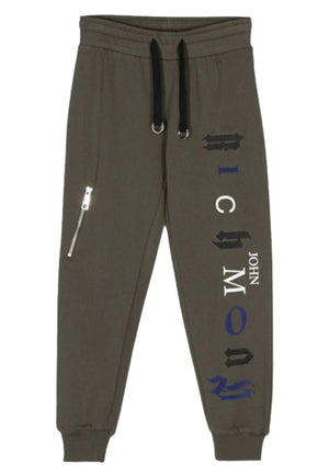 ViaMonte Shop | John Richmond pantalone sportivo verde bambino in cotone